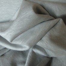 Dove-Grey Linen Jersey fabric