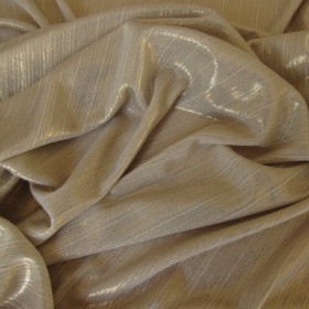Golden Lurex Viscose Knit fabric 