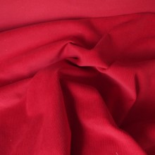 Remnant Red Cotton Corduroy fabric 122 cm x 148 cm 