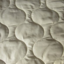 Remnant Quilted fabric double face Off White 80 cm x 150 cm